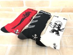 【中古】 CHROME HEARTS クロムハーツ SOCKS FOTI 3PK フォティ3足セット靴下ソックス M 111427001のサムネイル