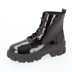 ☆ Bタイプ×ブラック ☆ 39(24.5㎝) ☆ ショートブーツ pmysboot006 ショートブーツ レディース ローヒール 編み上げブーツ ショート ブーツ レースアップブーツ 厚底ブーツ ワークブーツ 編み上げ レースアップ 厚底 ショート丈
