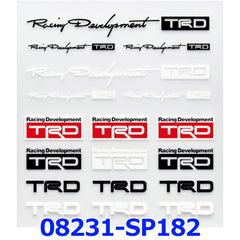 新品未使用 TRD MINI STICKER SET ミニステッカーセット 08231-SP182 ゆうパケ発送