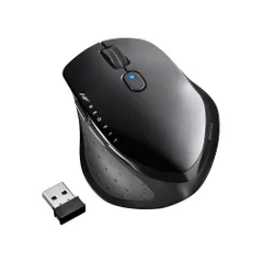 【特価商品】バッファロー BUFFALO 無線 BlueLED 5ボタン ネオフィットマウス Sサイズ ブラック BSMBW515SBKのサムネイル