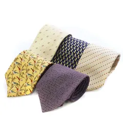 ティファニー TIFFANY & CO. ジバンシィ GIVENCHY ピエールカルダン pierre cardin エルアンドビー L＆B アイビーブラザーズ ivy brothers ネクタイ 5本セット まとめ売り 総柄 ロゴ シルク 絹 マルチカラーのサムネイル