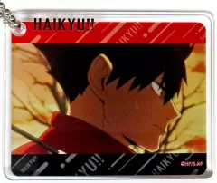 【中古】キーホルダー 黒尾鉄朗 「劇場版ハイキュー!! ゴミ捨て場の決戦×animatecafe CoLotta トレーディングアクリルプレートキーホルダー ゴミ捨て場の決戦ver.」