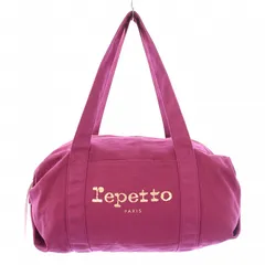 レペット Repetto ボストンバッグ トートバッグ ハンドバッグ キャンバス ロゴ プリント 紫 パープル /BBのサムネイル