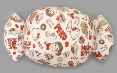 【中古】クッション・抱き枕・本体(キャラクター) ペコちゃん＆キティ クッション 「ペコちゃん×ハローキティ当りくじ」 ラストスペシャル賞