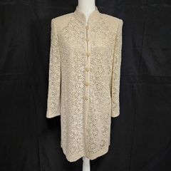 pas de calais 刺繍入り 五分袖 サマーコート、カーディガン - メルカリ
