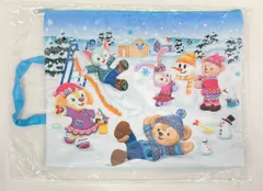 香港ディズニーランド フラットポーチ Duffy's Christmas 2018 Holiday Wish Moments HKDL