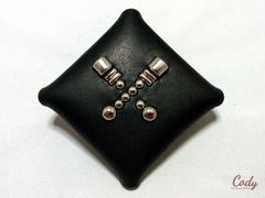 【leather×denim】スタッズコインケース 小銭入れ ロカビリー 財布
