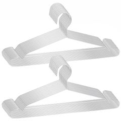 gofuch ハンガー ステンレスハンガー 洗濯ハンガー ステンレス 20本 セット hangers シルバー おしゃれ 頑丈 錆びにくい 曲がらない 男女共用で使える はんがー スリム 軽量