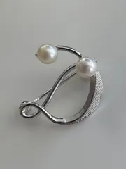 U.S vintage Silver initial D ミニブローチ