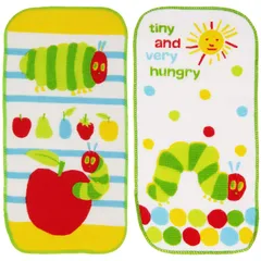 【人気商品】2枚組 ミニタオル はらぺこあおむし 抗菌防臭 10×20cm 林(Hayashi) とことこ PK441900