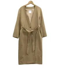 美品 フリーズ マート ノーカラーコート レディース SIZE M (M) FREE’S MART