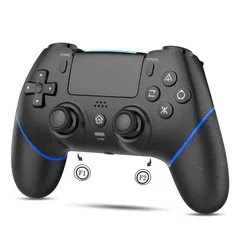 P4/P4 ー ワイヤレス4コントローラ 高耐久ボタン Pro/Slim/PC対応 イヤホンジャック付き 16時間連続使用 Bluetooth無線接続 6軸ジャイロセンサー搭載 日本語取扱説明書 Turbo自動連射機能 マクロ機能 背面ボタン付き 大容量100