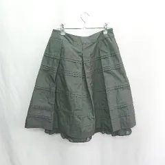 ◇ Θ JUDY COLLECTION ジュディコレクション ひざ丈 フレア スカート サイズ38 ブラック レディース E  【1412090038716】