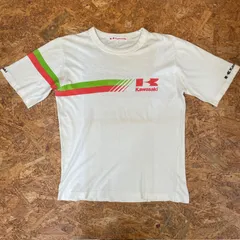 ヴィンテージ 古着 kawasaki Tシャツ M 昭和レトロ フライングK ロゴT  シングルステッチ 半袖  ビンテージ VINTAGE ユーズド USED 古着