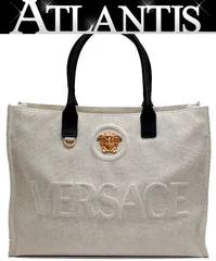 美品　希少モデル　ヴェルサーチェ　トートバッグ　ベルベット　レザー　ボルドー global-eyes-light_pceayk0ch1