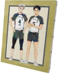 【中古】キャンバスボード・キャンバスアート 梟谷学園高校 Ani-Art 第6弾 キャンバスボード 「ハイキュー!!」