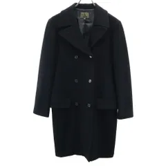 Calvin klein カルバンクライン 90s ウールブレンド オールド チェスターコート 4 ブラック ダブルボタン メンズ 古着のサムネイル