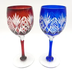 真作】長田佳子 作「十六夜」3号ワイングラスの光が指輪のように