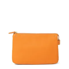 オレンジ [Vita Felice] ヴィータフェリーチェ 本牛革 ポシェット ミニショルダー レディース vin3b-18r016n (オレンジ)