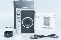 フジフィルム FUJIFILM インスタントカメラ instax mini Evo 「チェキ」BLACK USB Type-C対応