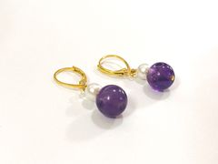 【年末SALE】水晶　ピアス　#E59