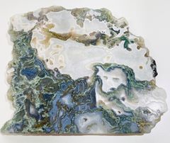 在庫処分！モスアゲート　プレート　スラブ　皿