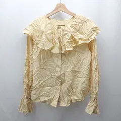 ◇ ⊂ titivate ティティベイト 無地 長袖 シャツ ブラウス サイズM イエロー系 レディース E  【1506300032745】