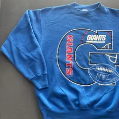 HANES (ヘインズ) MADE IN USA 90'S NFL NY GIANTS SWEATSHIRT USA製 90年代 エヌエフエル ニューヨーク ジャイアンツ スウェット【3028ST】