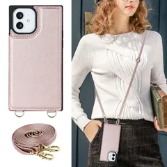 Cavor iPhone12 Pro iPhone12 手帳型ケースiPhone12 スマホ携帯ケース肩掛け 首かけ 斜めがけショルダー ケース iPhone12 Pro手帳型ケースいphone12 ケースカード収納 PUレザー【マグネットダブルデザイン】iP