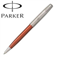 パーカー PARKER ボールペンソネット レッド&サンドブラストCT 箱付き