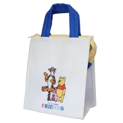 【メール便】くまのプーさん ランチトート ランチバッグスクエア M POOH FUNNY FACES 2 ディズニー 大西賢製販 お弁当かばん 保冷 キャラクター グッズ 