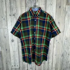 CHAPS RALPH LAUREN チャップス 半袖 チェック シャツ M