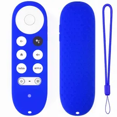【数量限定】2020用音声グーグルテレビリモコン用カバー リモコンケース tv google 軽量 with chromecast 滑り止め シリコン保護カバー リモコン 耐衝撃性 クロームキャスト リモコンカバー ハンドストラップ付き Chromecast