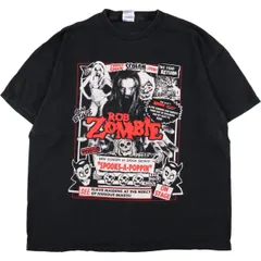 古着 TENNESSEE RIVER ROB ZOMBIE The Great Zombie Show ロブ ゾンビ 両面プリント 映画 ムービーTシャツ メンズXXL/eaa358384