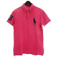 ポロ ラルフローレン POLO RALPH LAUREN ポロシャツ 半袖 ビッグポニー ピンク M 250724E ■F