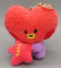 [중고] 봉제인형 마스코트 봉제인형 배지 TATA(부이) minini 릴키링[BT21]