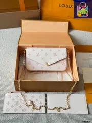 【今日特価】Louis Vuitton ルイヴィトン ポシェット フェリシー シリーズ 取り外し可能な金属チェーンが特徴-WTO輸入2