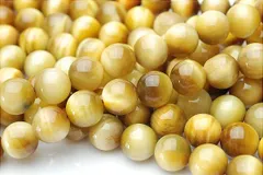 ゴールデンタイガーアイA 6mm １連（約38cm） パワーストーン 天然石 _R650