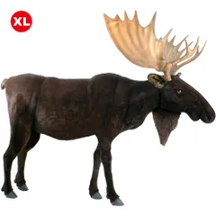 HANSA 5523 ヘラジカ235 全長：235cm MOOSE STANDING  BH5523  ぬいぐるみ ハンサ トナカイ 鹿 バンビ 動物 犬 猫 鳥 うさぎ ペンギン アニマル 置物 人形 フィギュア 大きい 実物大 大型のサムネイル