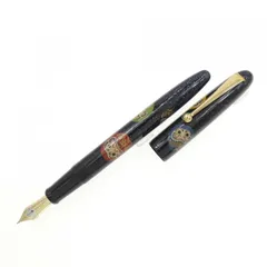 パイロット虚舟蒔絵万年筆585-14に刻印東Y6-1226☆1Fトコヒカ