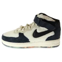 NIKE (ナイキ) AIR FORCE 1 MID 07 PREMIUM エアフォース1 プレミアム ココナッツ ミドルカットスニーカー ホワイト/グレー US8/26cm DO2123-113