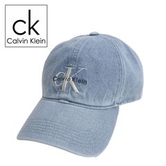カルバンクライン Calvin Klein キャップ ベースボールキャップ デニム 帽子 ロゴ メンズ レディース 男女兼用 4g5007g