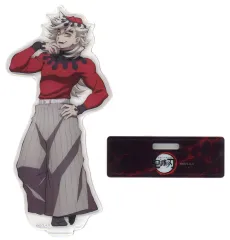 【中古】アクリルスタンド・アクリルパネル 童磨 鬼イラストアクリルスタンド 「鬼滅の刃×ufotableCafe/マチ★アソビCAFE＆ufotable DINING 鬼襲来」