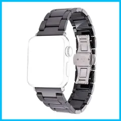【人気商品】バンド（ブラック 対応 45mm/44mm/42mm (45mm/44mm/42mm) 5 Series Series SE 6 7 8 9 Watch Watch Apple Apple 長さ調整簡単 バンド バンド アップルウォッチ セラミック