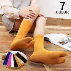 足袋ソックス クルーソックス レディース 靴下 くつ下 2本指 無地 シンプル 春 夏 秋 冬 通気性 吸汗 防臭 蒸れにくい ccmwzv0916p013