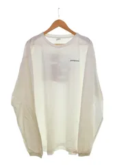 M　古着　90s　パタゴニア　ベネフィシャルT　ロングスリーブTシャツ　白 M 古着 90s パタゴニア ベネフィシャルT ロングスリーブTシャツ 白