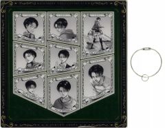 [Used] Keychain Levi Ackerman Levi Trading Acrylic Keychain Type B Deluxe Complete Box Attack Titan"