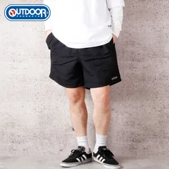 新品 OUTDOOR PRODUCTS アウトドアプロダクツ  メンズ 水陸両用 ナイロン バギー ショートパンツ M L LL 2L 3L 4L 5L ブラック 084370