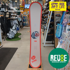 【ムラスポ公式】GT SNOWBOARD ジーティースノーボード　 XENO　150cm　24-25　メンズ　極上品　スノーボード　中古品（USED）