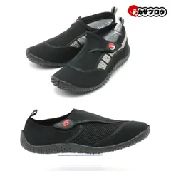 【当日出荷】 マリンシューズ アクア スリッポン ウォーターシューズ アクアシューズ 水陸両用シューズ おすすめ ブラックxグレー S(23-24cm)